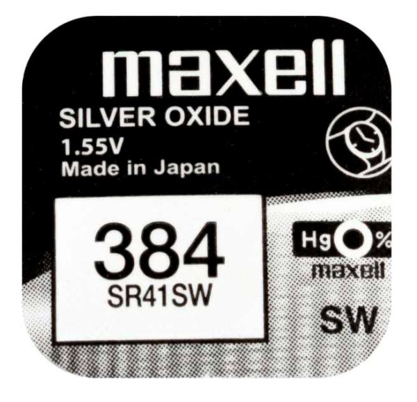 Maxell 384 SR736SW Silberoxid 1.55 V Batterie