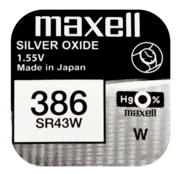 Maxell 386 SR1143W Silberoxid 1.55 V Batterie