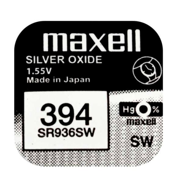 Maxell 394 SR936SW Silberoxid 1.55 V Batterie