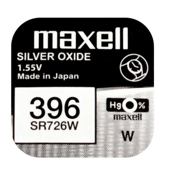 Maxell 396 SR726W Silberoxid 1.55 V Batterie