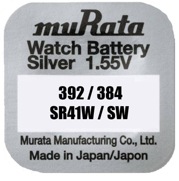 Murata 384 / 392 SR736 Silberoxid 1.55 V Batterie