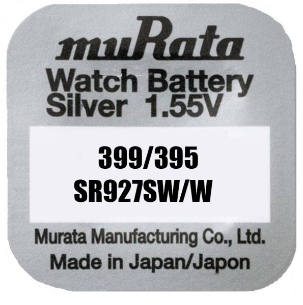 Murata 395 / 399 SR927 Silberoxid 1.55 V Batterie