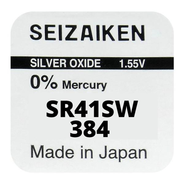 Seizaiken 384 SR736SW Silberoxid 1.55 V Batterie
