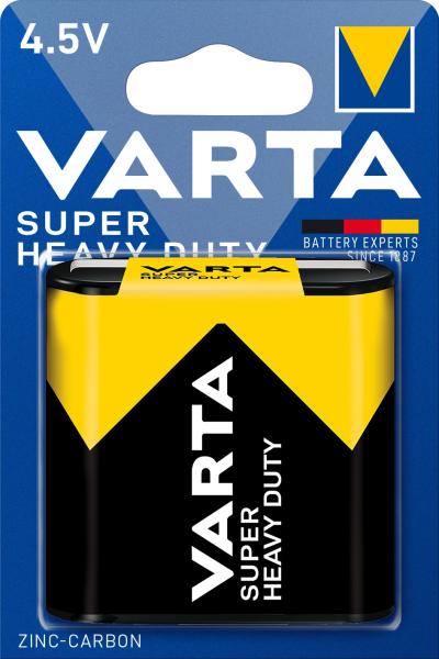 Varta Super Heavy Duty 4,5 V Flachbatterie 3R12 Zink Kohle Folie