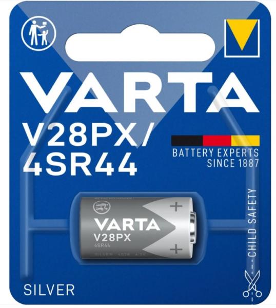 Varta 28PX 4SR44 Silberoxid 6.2V Batterie
