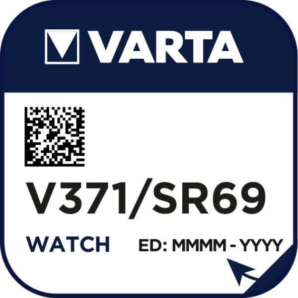 Varta 371 SR920SW Silberoxid 1.55 V Batterie