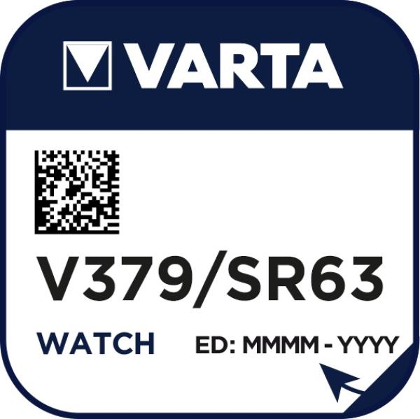 Varta 379 SR521SW Silberoxid 1.55 V Batterie