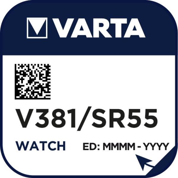 Varta 381 SR1120SW Silberoxid 1.55 V Batterie