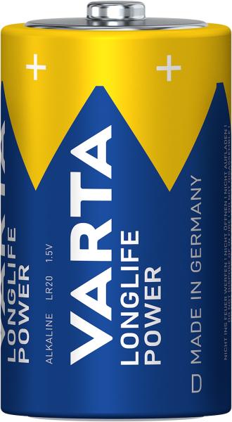 Varta Longlife Power Mono D LR20 Alkaline Batterie lose